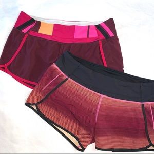Bundle 2 Lululemon Speed Up 2.5” Shorts